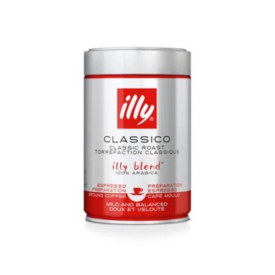 Kávé, pörkölt, őrölt, 250 g, ILLY "Classico"