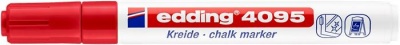 Krétamarker, 2-3 mm, kúpos, EDDING "4095", piros