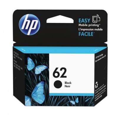 C2P04AE Tintapatron ENVY 5640, 7640, 5740 nyomtatókhoz, HP 62 fekete, 4ml