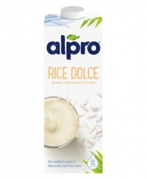 Növényi ital, dobozos, 1 l, ALPRO, rizs dolce vaníliával
