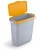 Nyitható tető, 60 l-es szemeteshez, műanyag, DURABLE "Durabin®", sárga