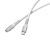USB kábel, USB-C - USB-C, 1,2 m, 100W, mágneses, VERBATIM, szürke